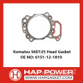 Guarnizione di testa Komatsu S6D125 6151121810 6151-12-1810